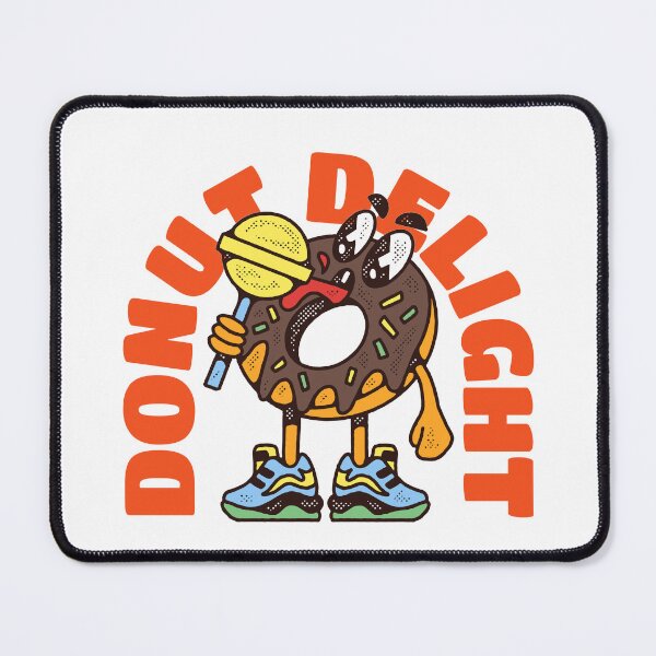 Item preview, Cute Retro Cartoon Donut Mascot designed and sold by RiderSpoon.