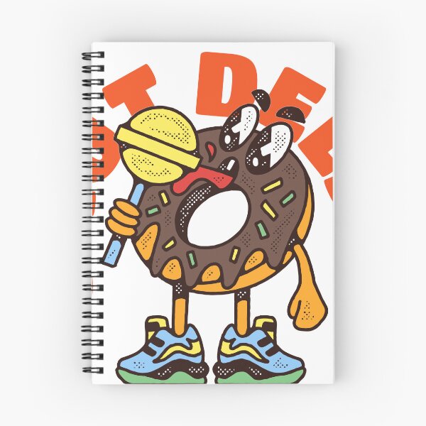 Item preview, Cute Retro Cartoon Donut Mascot designed and sold by RiderSpoon.