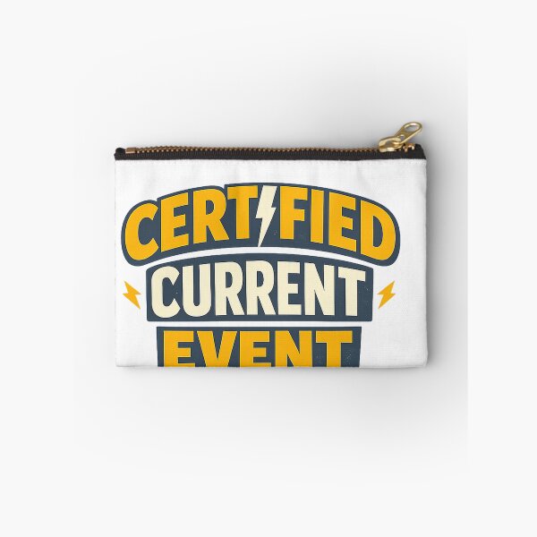 Item preview, Certified Current Event Funny Electrician Pun designed and sold by eignvalue.