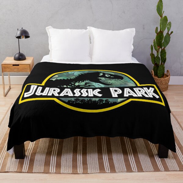 Item preview, jurassic logo safari pattern 2 designed and sold by Blck-Acid-Devil.