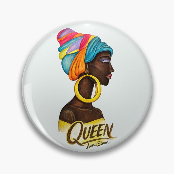 Item preview, QUEEN | Black Beauty Art | Lana Swan Collection designed and sold by BlueberrySwan.