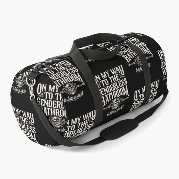Item preview, On My Way to The Genderless Bathroom to Take a She/It Bold Sarcastic Humor designed and sold by Redgiant87x.