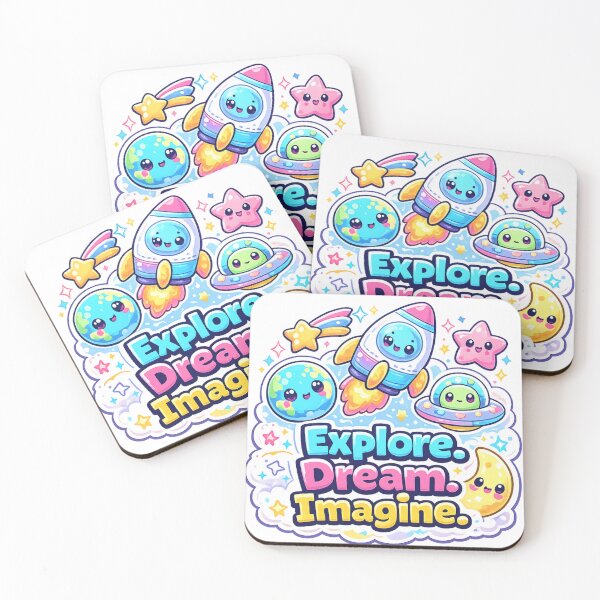 Item preview, Space Rocket Sticker designed and sold by DreamPrint Collective.