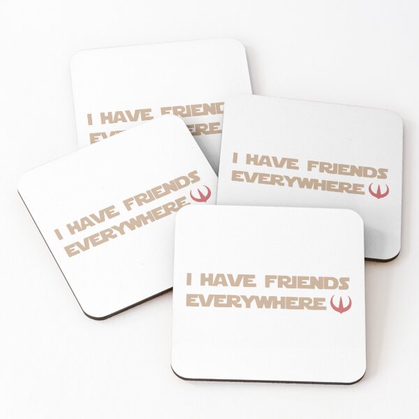 Item preview, I Have Friends Everywhere | Rebel Alliance Emblem | Star Wars Inspired Design designed and sold by GeekMix.