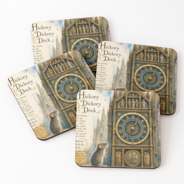 Item preview, Hickory Dickory Dock the Exeter Cathedral Clock designed and sold by TinCatOutPost.