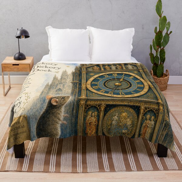 Item preview, Hickory Dickory Dock the Exeter Cathedral Clock designed and sold by TinCatOutPost.