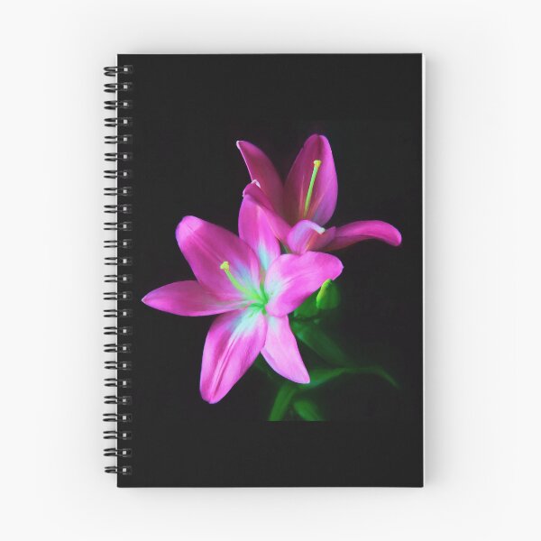 Item preview, Pink Stargazer Lily Botanical Floral Art designed and sold by daphsam.