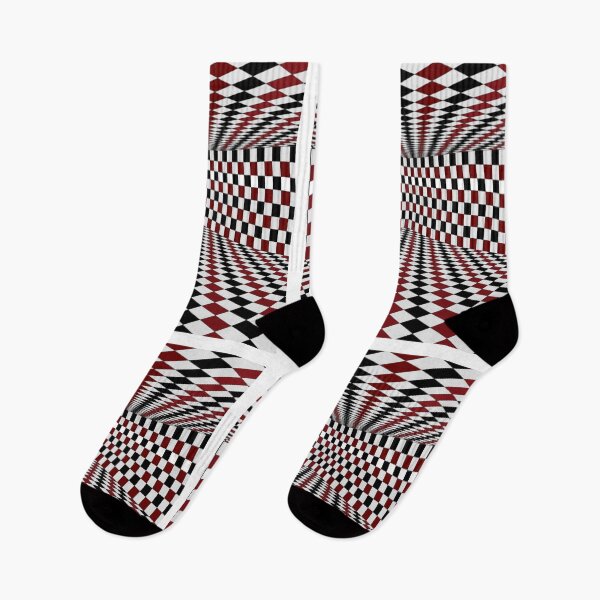 Item preview, Red White Black Checkered Room High Contrast Design designed and sold by TheFlyingBunny.