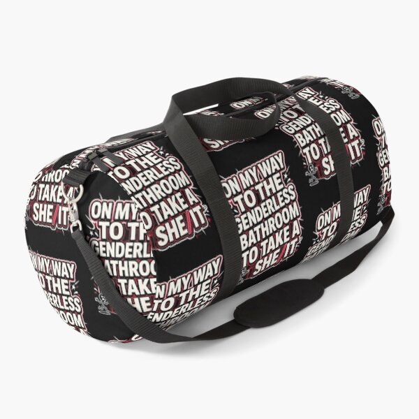 Item preview, On My Way to The Genderless Bathroom to Take a She/It Clever Pun Humor designed and sold by Redgiant87x.