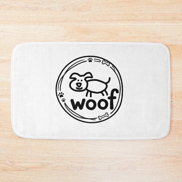 Item preview, Woof Dog Circle Vintage Logo Design designed and sold by SiarheiYur.