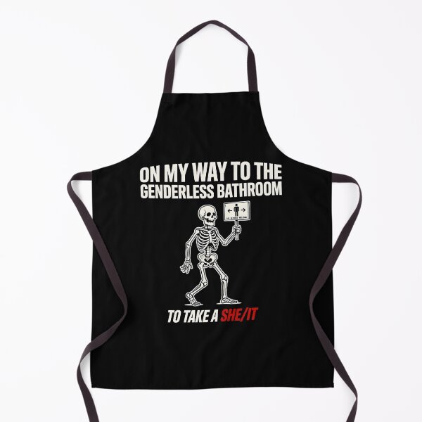 Item preview, On My Way to The Genderless Bathroom to Take a She/It Witty Sarcastic Meme designed and sold by Redgiant87x.