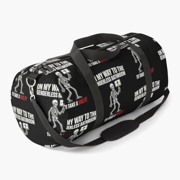 Item preview, On My Way to The Genderless Bathroom to Take a She/It Witty Sarcastic Meme designed and sold by Redgiant87x.