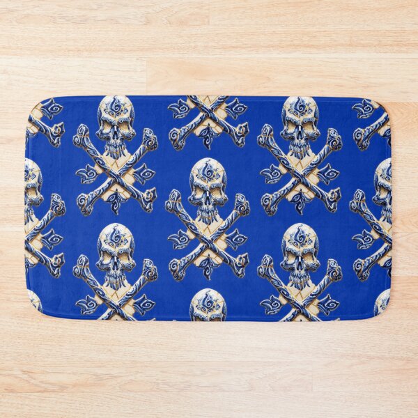Item preview, Skull Kintsugi Gzhel Ceramic Art exo designed and sold by JFOdesign.