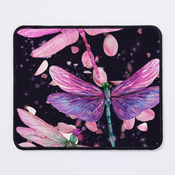 Item preview, Dragonflies and Pink Petals designed and sold by MountainRoisin.