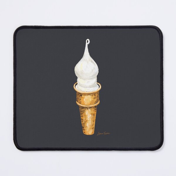 Item preview, BLACK ICE CREAM Pop ART| oil painting style| Unique ART Design | Aesthetic Dessert Design designed and sold by Baroness Swan.