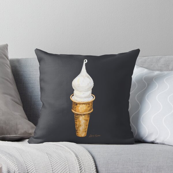 Aperçu de l'œuvre Glace noire Pop Art | Style peinture à l'huile | Design artistique unique | Design de dessert esthétique créée et vendue par BlueberrySwan.