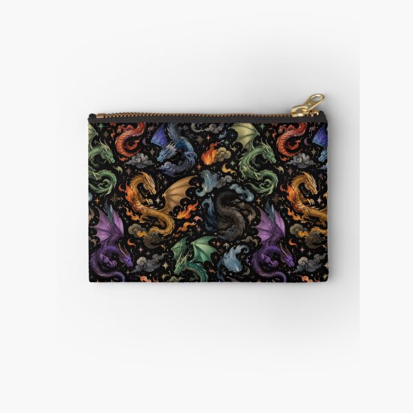 Item preview, Colorful Dragons Celestial Fantasy Fire Elemental Pattern designed and sold by Moizento.
