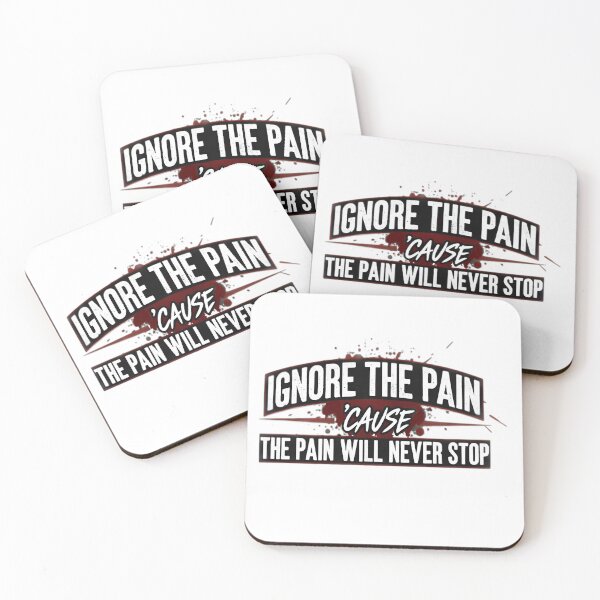 Aperçu de l'œuvre « Ignore the Pain » Inspiré par le courage créée et vendue par CheepMunks.
