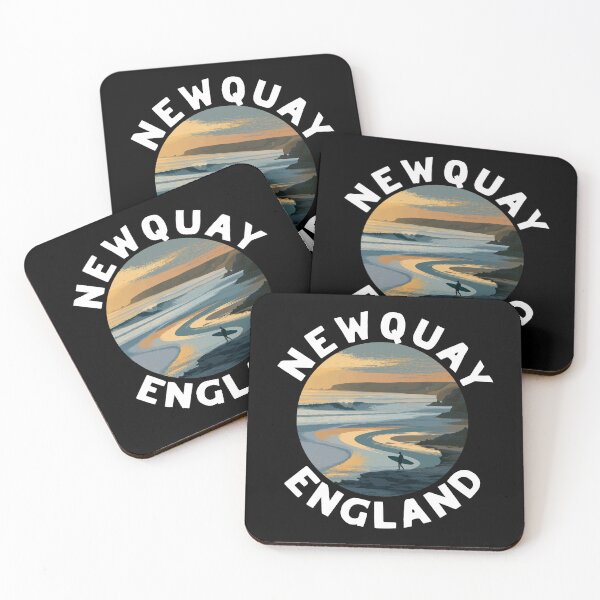 Artikelvorschau, Newquay – England (mit weißer Schrift) entworfen und verkauft von VelvetRoom.
