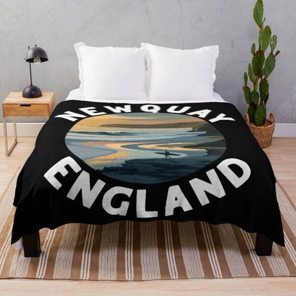Item preview, Newquay – England (with White Lettering) designed and sold by VelvetRoom.