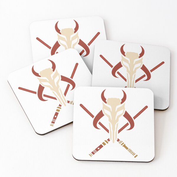 Item preview, Mandalorian Mythosaur Symbol | Crossed Lightsabers | Star Wars Warrior Artwork designed and sold by GeekMix.