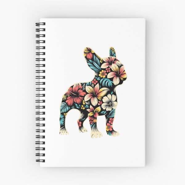 Item preview, Floral French Bulldog Tropical Hibiscus Botanical Art designed and sold by SiarheiYur.