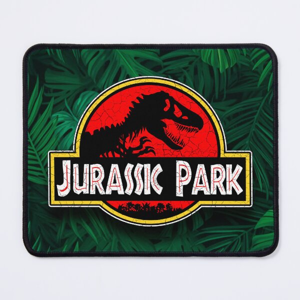 Item preview, jurassic logo safari pattern 3 designed and sold by Blck-Acid-Devil.