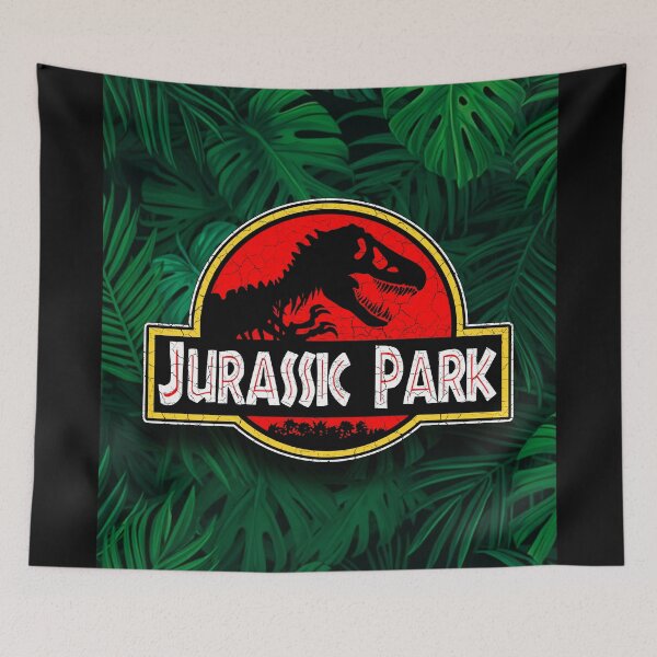 Item preview,  jurassic logo safari pattern 3  designed and sold by Blck-Acid-Devil.