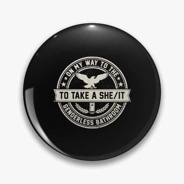 Item preview, On My Way to The Genderless Bathroom to Take a She/It Sarcastic Internet Humor designed and sold by Redgiant87x.
