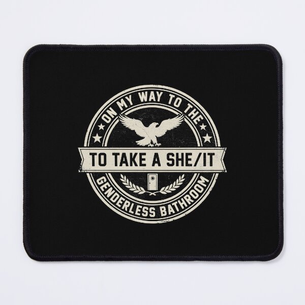 Item preview, On My Way to The Genderless Bathroom to Take a She/It Sarcastic Internet Humor designed and sold by Redgiant87x.