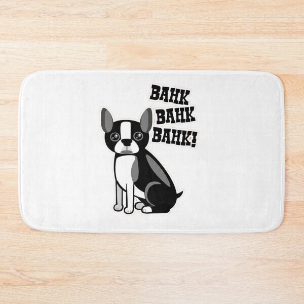 Item preview, Boston Terrier Bahk Bahk Funny Dog Cartoon designed and sold by SiarheiYur.