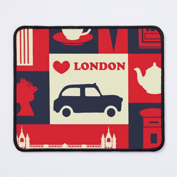 Item preview, London Landmarks – Iconic City Travel Vintage Art designed and sold by MarkedArtPrints.