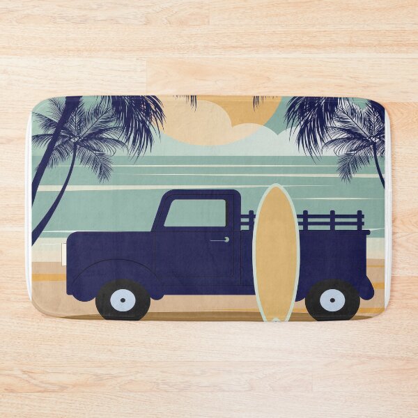 Item preview, Malibu Beach – Sunset Surf Vintage Art designed and sold by MarkedArtPrints.