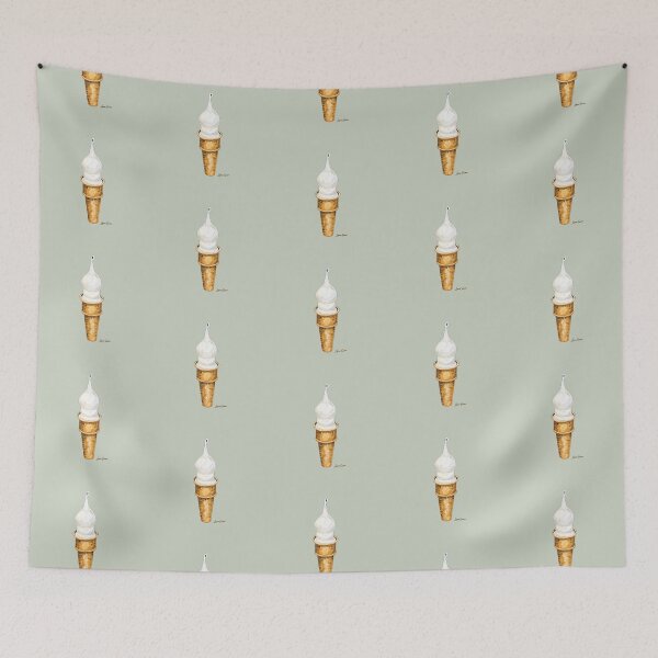 Item preview, LIME ICE CREAM Pop Art | Summer Dessert Aesthetic | Oil Painting Inspired Design designed and sold by BlueberrySwan.