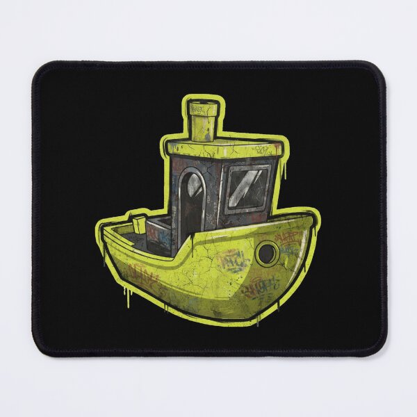 Item preview, Worn Graffiti 3D Printer Test Print Design - Benchy designed and sold by RoughPrint.