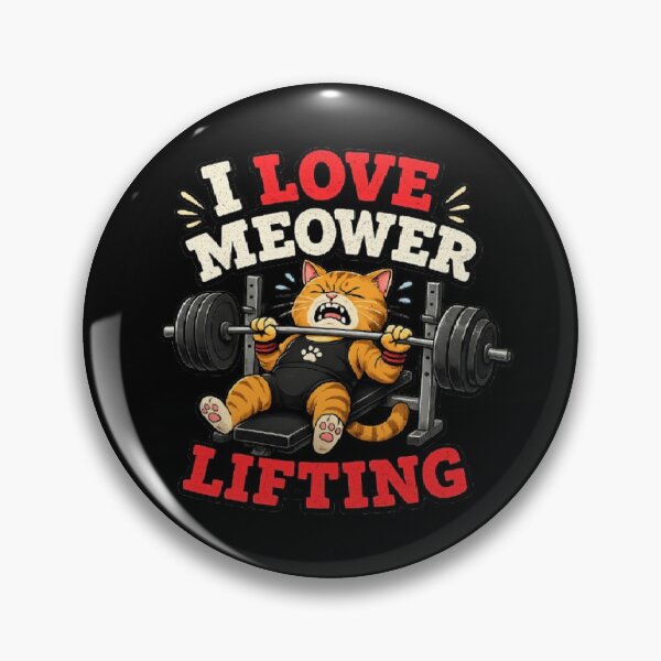 Item preview, I love Meower Lifting: Funny cat lifter designed and sold by RaulWeirdAndFun.