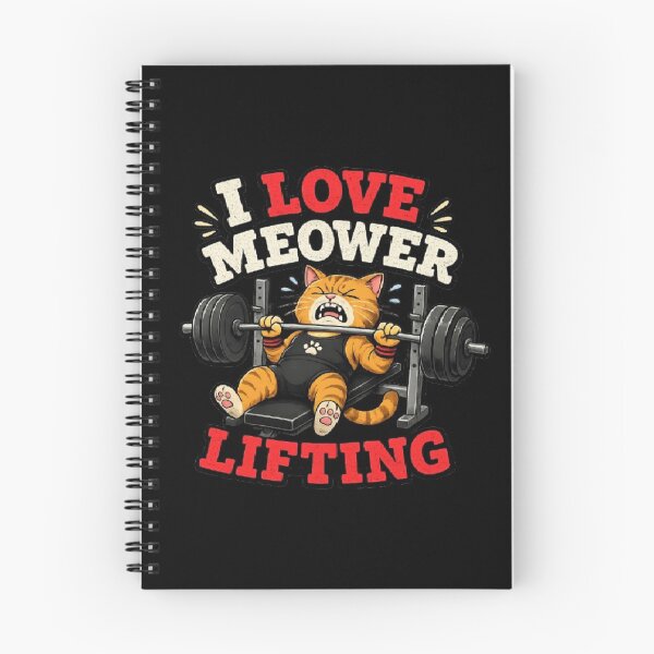 Item preview, I love Meower Lifting: Funny cat lifter designed and sold by RaulWeirdAndFun.