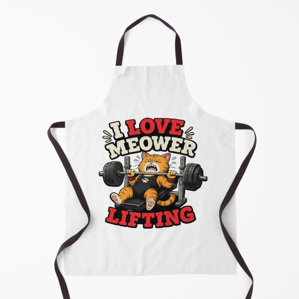 Item preview, I love Meower Lifting: Funny cat lifter designed and sold by RaulWeirdAndFun.