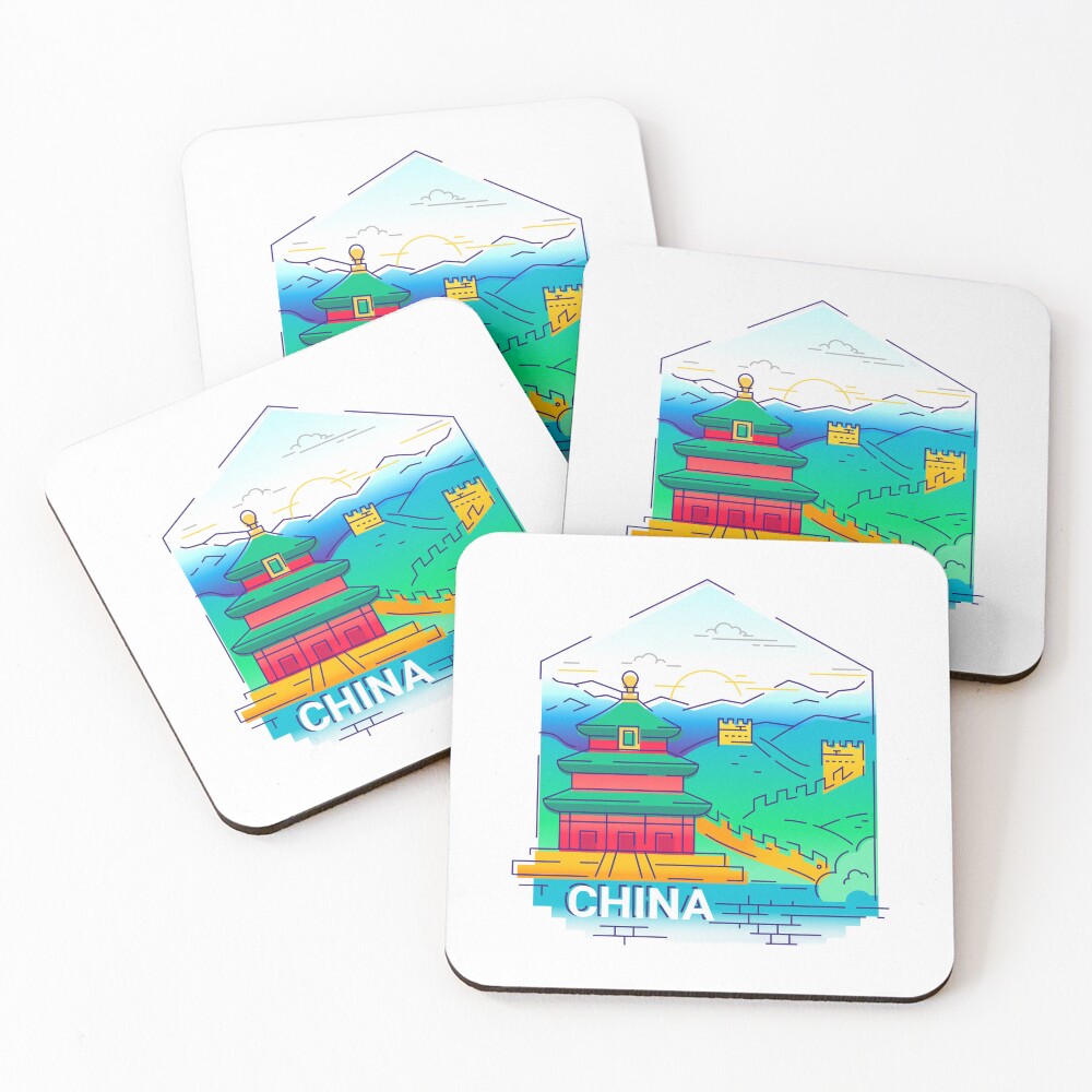 Item preview, Coasters (Set of 4) designed and sold by RiderSpoon.