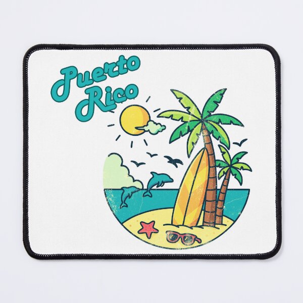 Item preview, Puerto Rico Surf Island - Retro Distressed Summer Design designed and sold by DonnaRaine.
