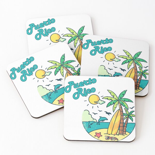 Item preview, Puerto Rico Surf Island - Retro Distressed Summer Design designed and sold by DonnaRaine.