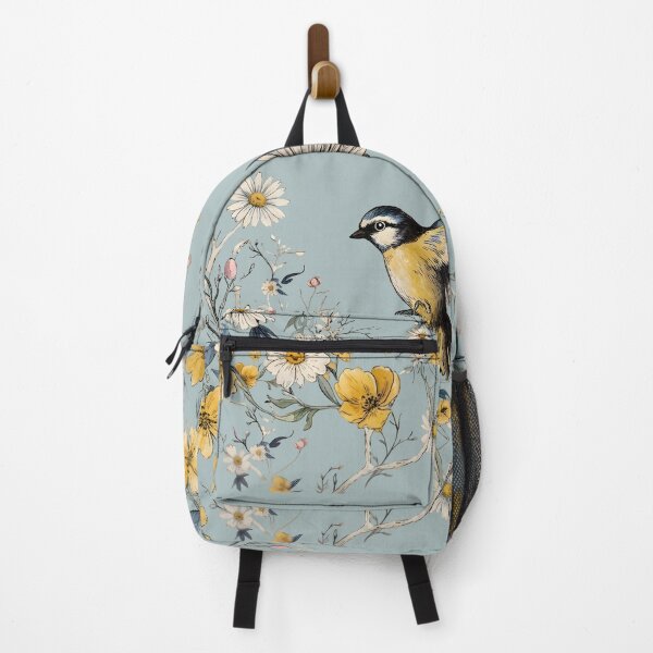 Item preview, Vintage Botanical Bird and Wildflower Aesthetic designed and sold by MAGICKEY2024.