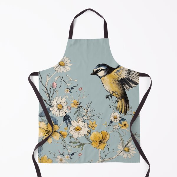Item preview, Vintage Botanical Bird and Wildflower Aesthetic designed and sold by MAGICKEY2024.