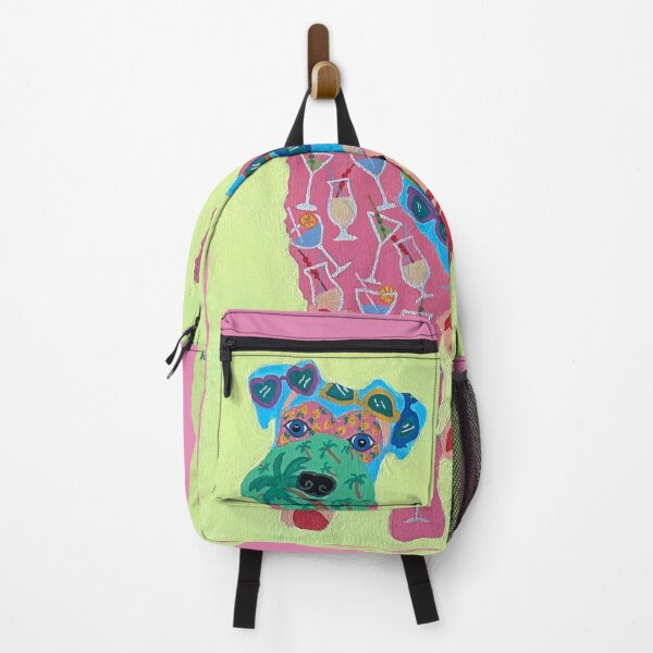 Item preview, Colorful Palm springs terrier designed and sold by djbarland.