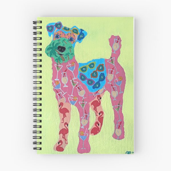 Item preview, Colorful Palm springs terrier  designed and sold by djbarland.