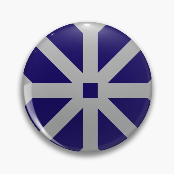 Item preview, Blue Geometric Starburst Pattern – Minimalist Nordic Mosaic Art designed and sold by Jyoti-Quotes.