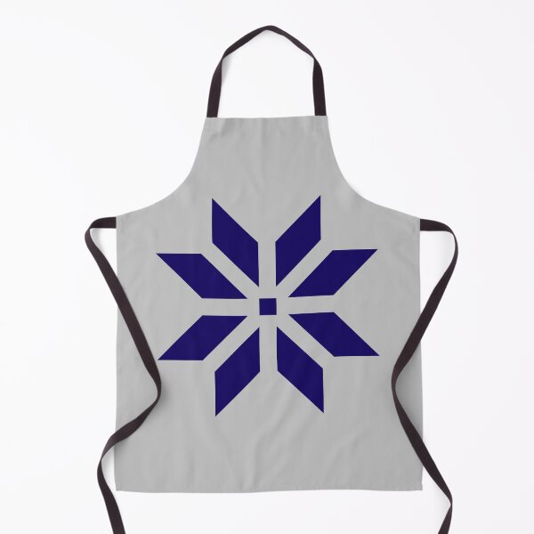 Item preview, Blue Geometric Starburst Pattern – Minimalist Nordic Mosaic Art designed and sold by Jyoti-Quotes.