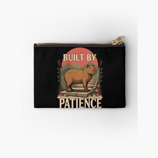 Item preview, Built by Patience Capybara – Vintage Stoic Zen Design designed and sold by No Excuses Supply.