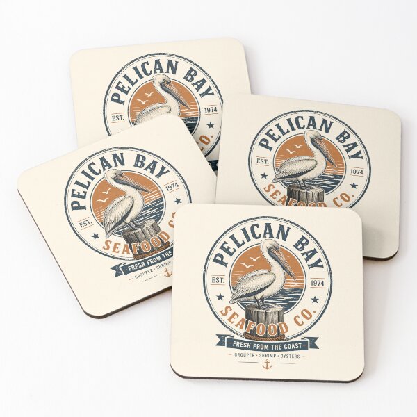 Item preview, Pelican Bay Seafood Co designed and sold by VINTAGE BY LAMBERTINY .