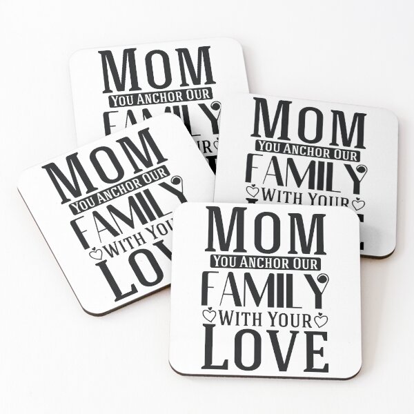 Item preview, Mom You Anchor Our Family With Your Love - Mom Quotes Retro Vintage Aesthetic Motherhood Gift designed and sold by FuzionRaptor.